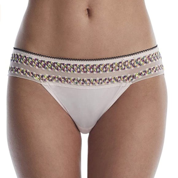 Calvin Klein Women's Stripe Lace Bikini Underwear QF5875 - Picture 8 of 9